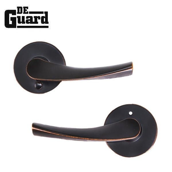 Deguard Contemporary Privacy Lever - Grade 3 - Round Rose - ORB DCL07-PR-ORB - main